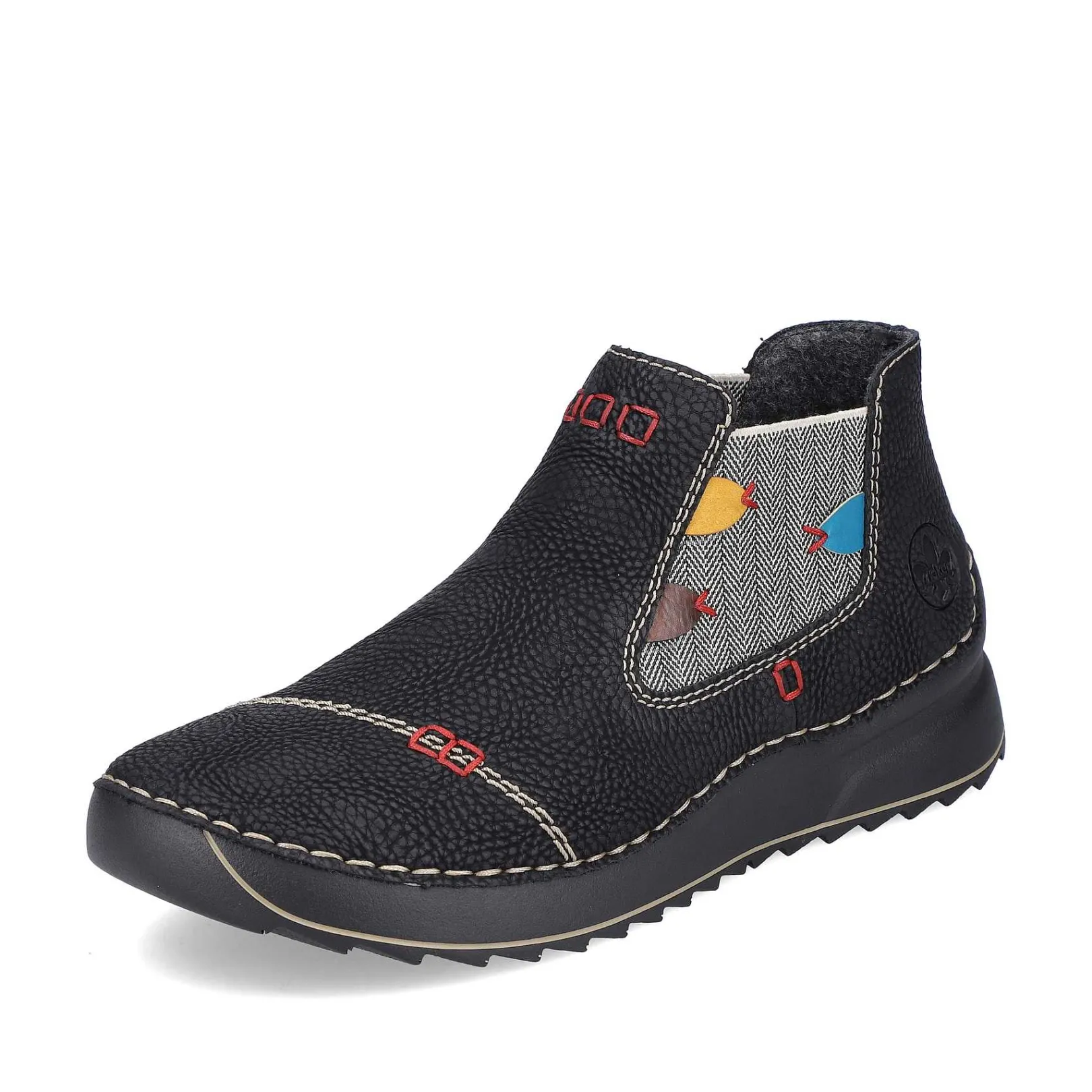 Discount Women'S Chelsea Boots Asphalt Black-Multi Ladies Ankle Boots & Boots