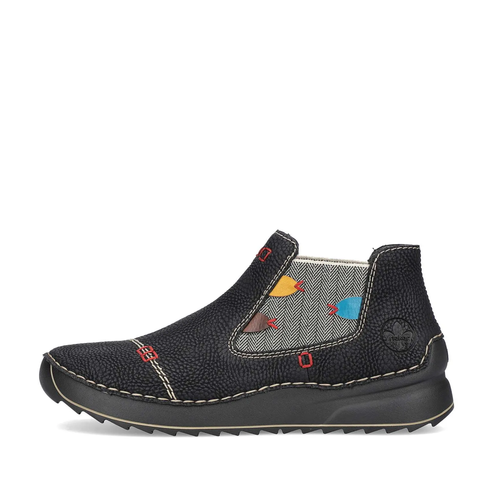 Discount Women'S Chelsea Boots Asphalt Black-Multi Ladies Ankle Boots & Boots