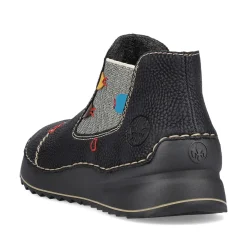 Discount Women'S Chelsea Boots Asphalt Black-Multi Ladies Ankle Boots & Boots