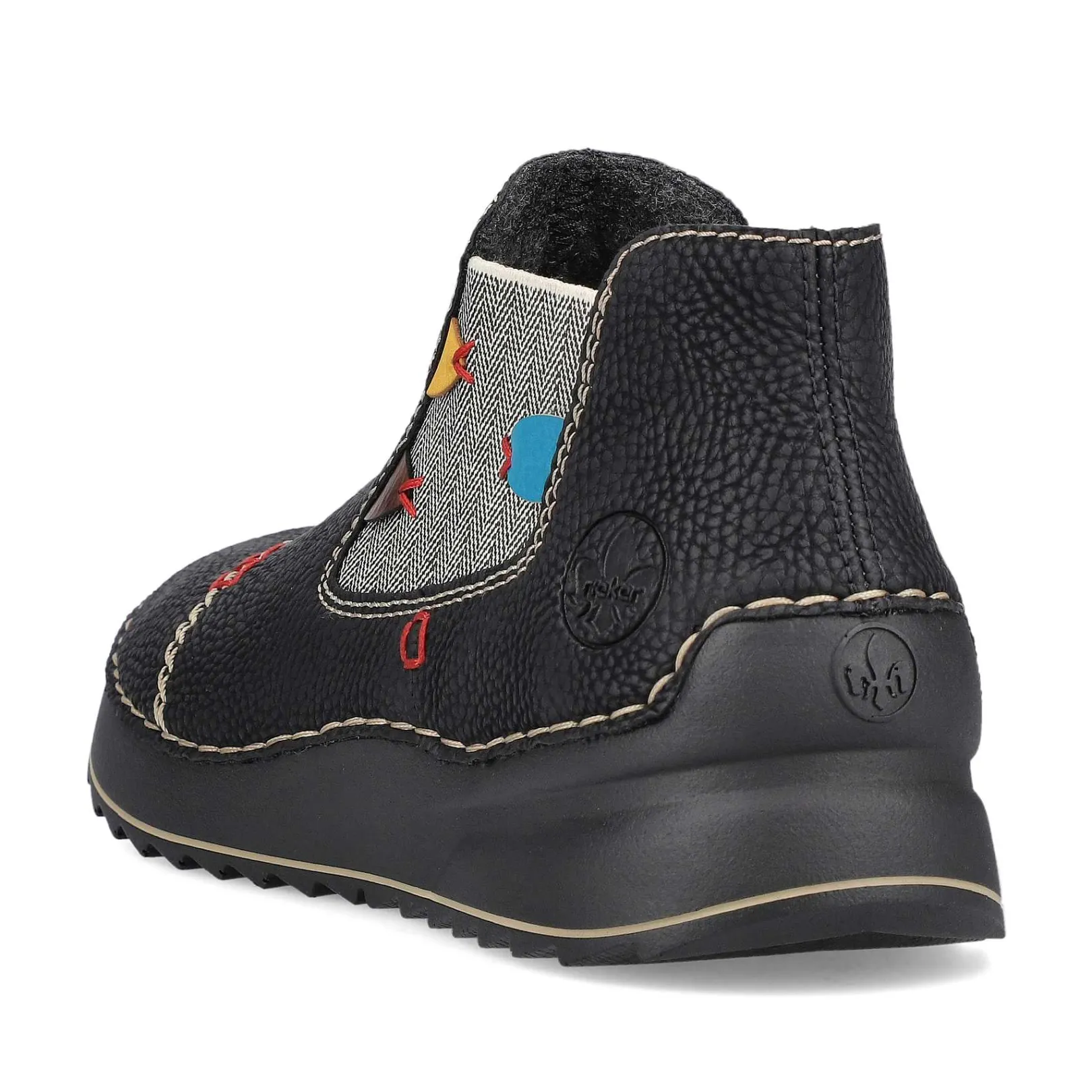 Discount Women'S Chelsea Boots Asphalt Black-Multi Ladies Ankle Boots & Boots