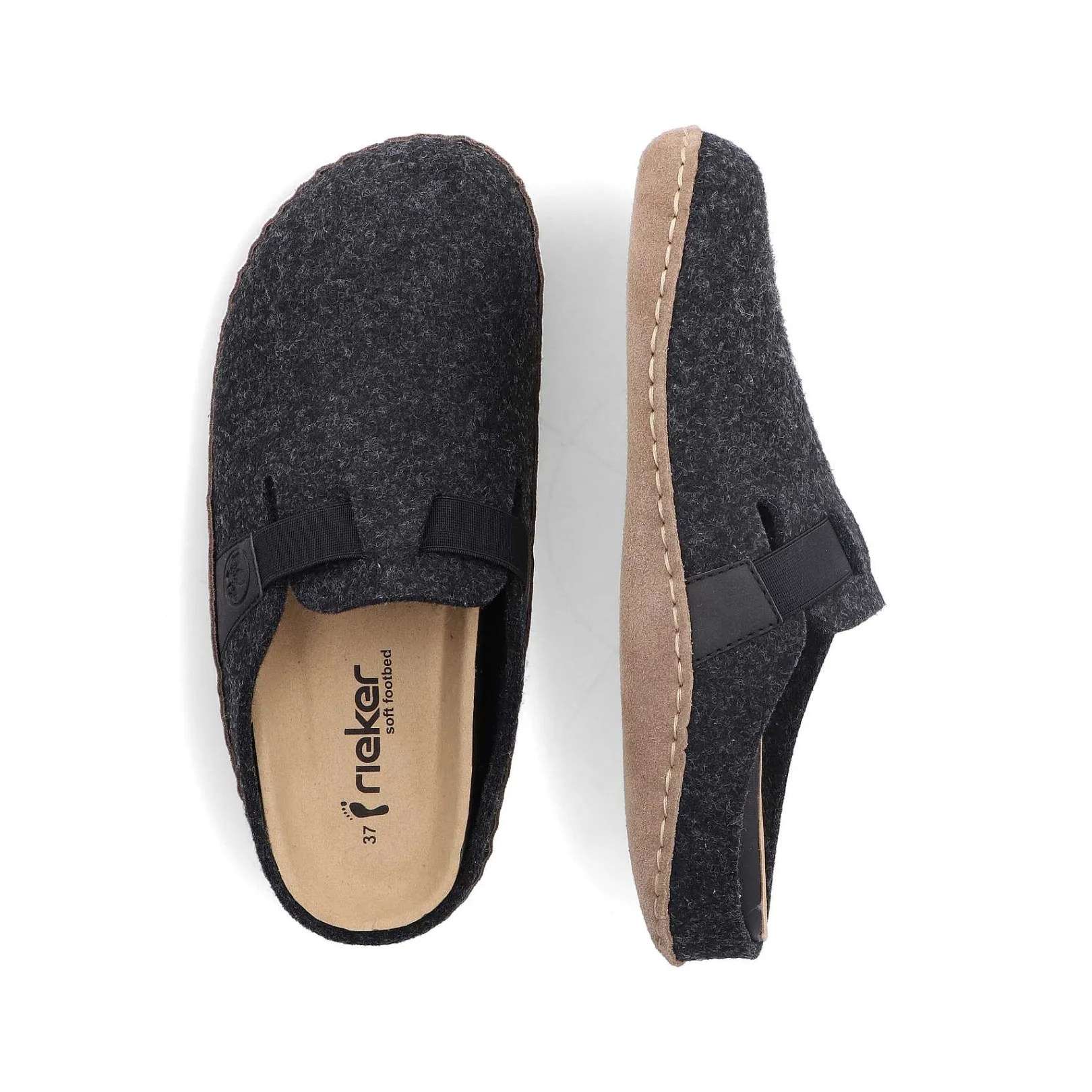 Hot Women'S Clogs Asphalt Black Ladies Low Shoes & Slippers