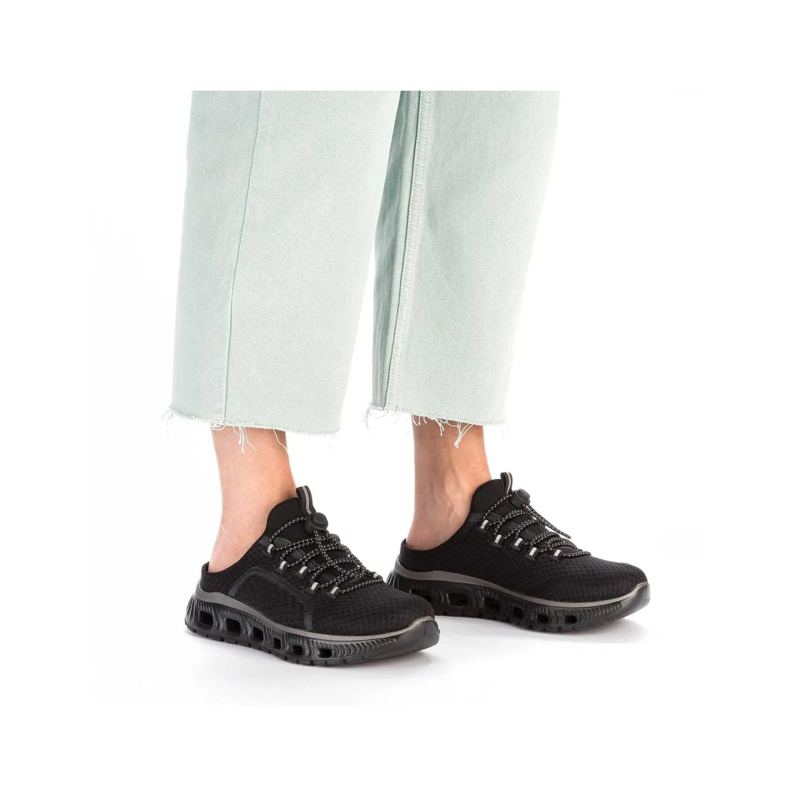 Clearance Women'S Clogs Asphalt Black Ladies Low Shoes & Slippers