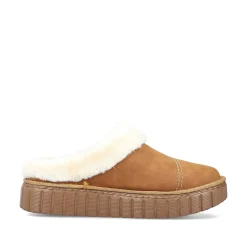 Women'S Clogs Caramel Brown Ladies Low Shoes & Slippers