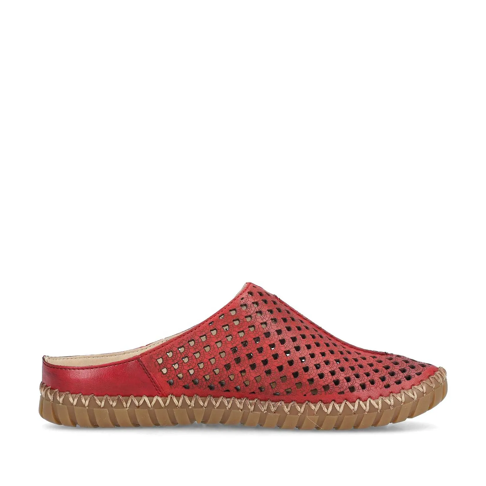 Hot Women'S Clogs Dark Red Ladies Mules & Slippers