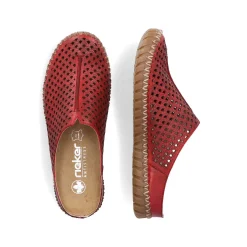 Hot Women'S Clogs Dark Red Ladies Mules & Slippers