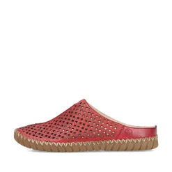 Hot Women'S Clogs Dark Red Ladies Mules & Slippers