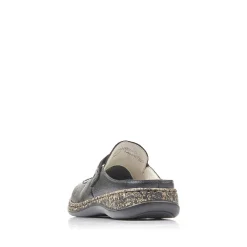 Hot Women'S Clogs Jet Black Ladies Low Shoes & Slippers