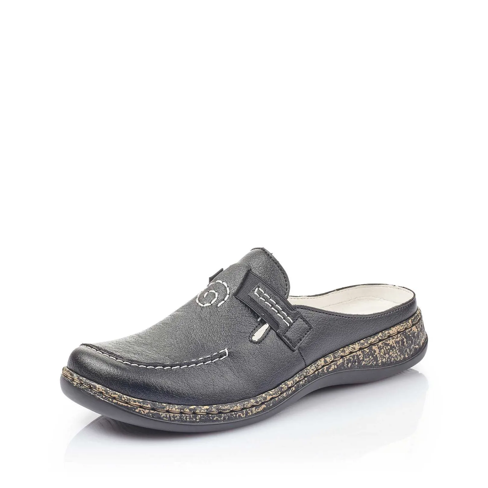 Hot Women'S Clogs Jet Black Ladies Low Shoes & Slippers