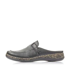 Hot Women'S Clogs Jet Black Ladies Low Shoes & Slippers