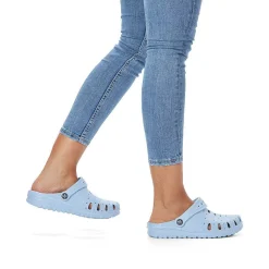 Clearance Women'S Clogs Sky Blue Ladies Mules & Slippers