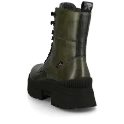 Clearance Women'S Corded Boots Army Green Black Ladies Ankle Boots & Boots
