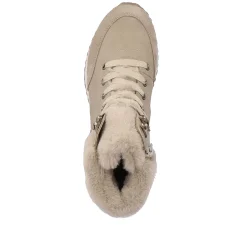 Hot Women'S Corded Boots Champagne Beige Ladies Ankle Boots & Boots