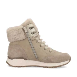 Hot Women'S Corded Boots Champagne Beige Ladies Ankle Boots & Boots