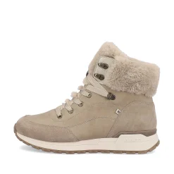 Hot Women'S Corded Boots Champagne Beige Ladies Ankle Boots & Boots