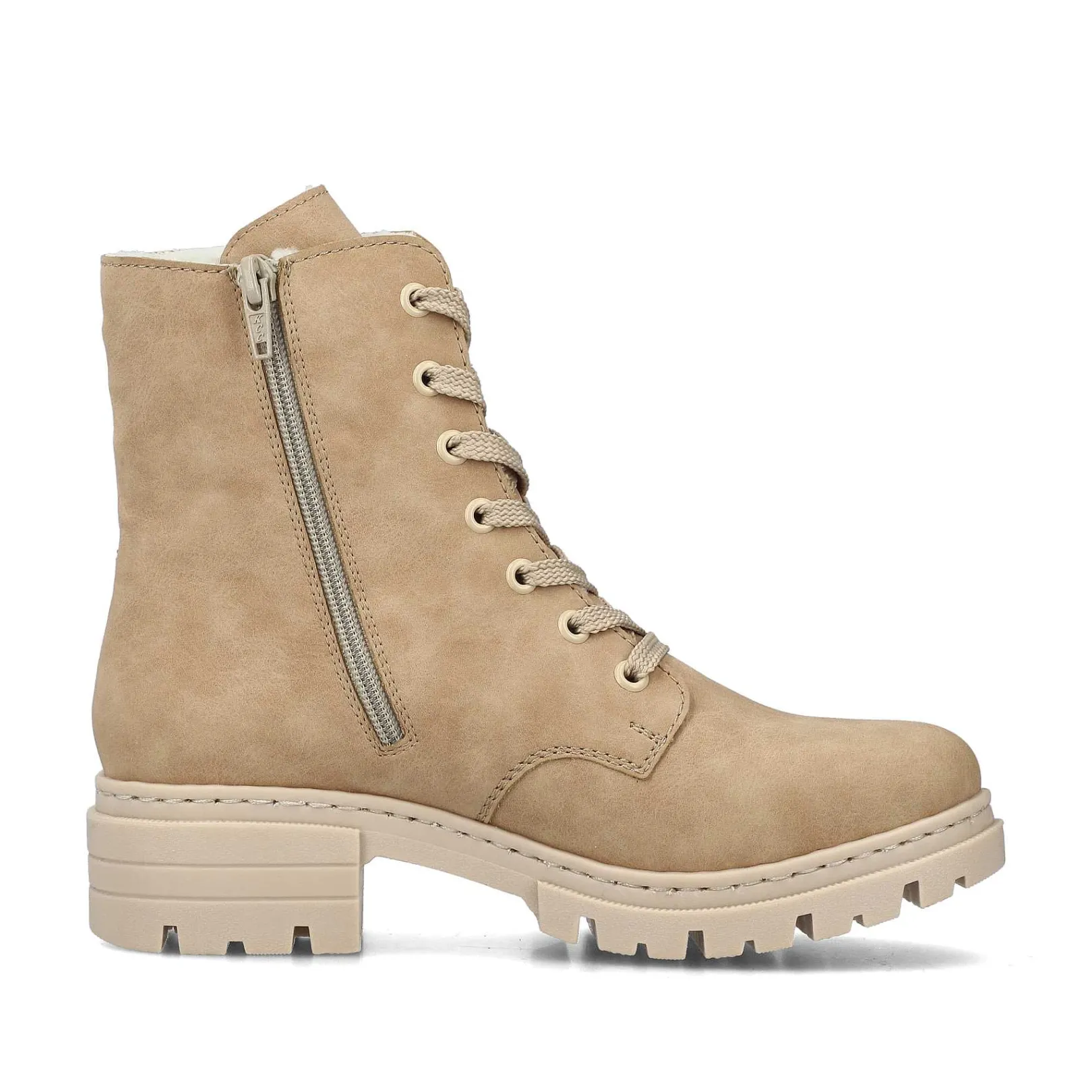 Hot Women'S Corded Boots Brown Beige Ladies Ankle Boots & Boots
