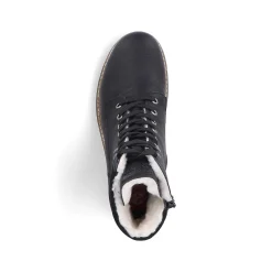 Sale Women'S Corded Boots Deep Black Ladies Ankle Boots & Boots