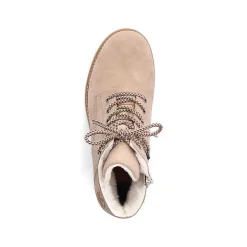 Sale Women'S Corded Boots Sand Beige Ladies Ankle Boots & Boots