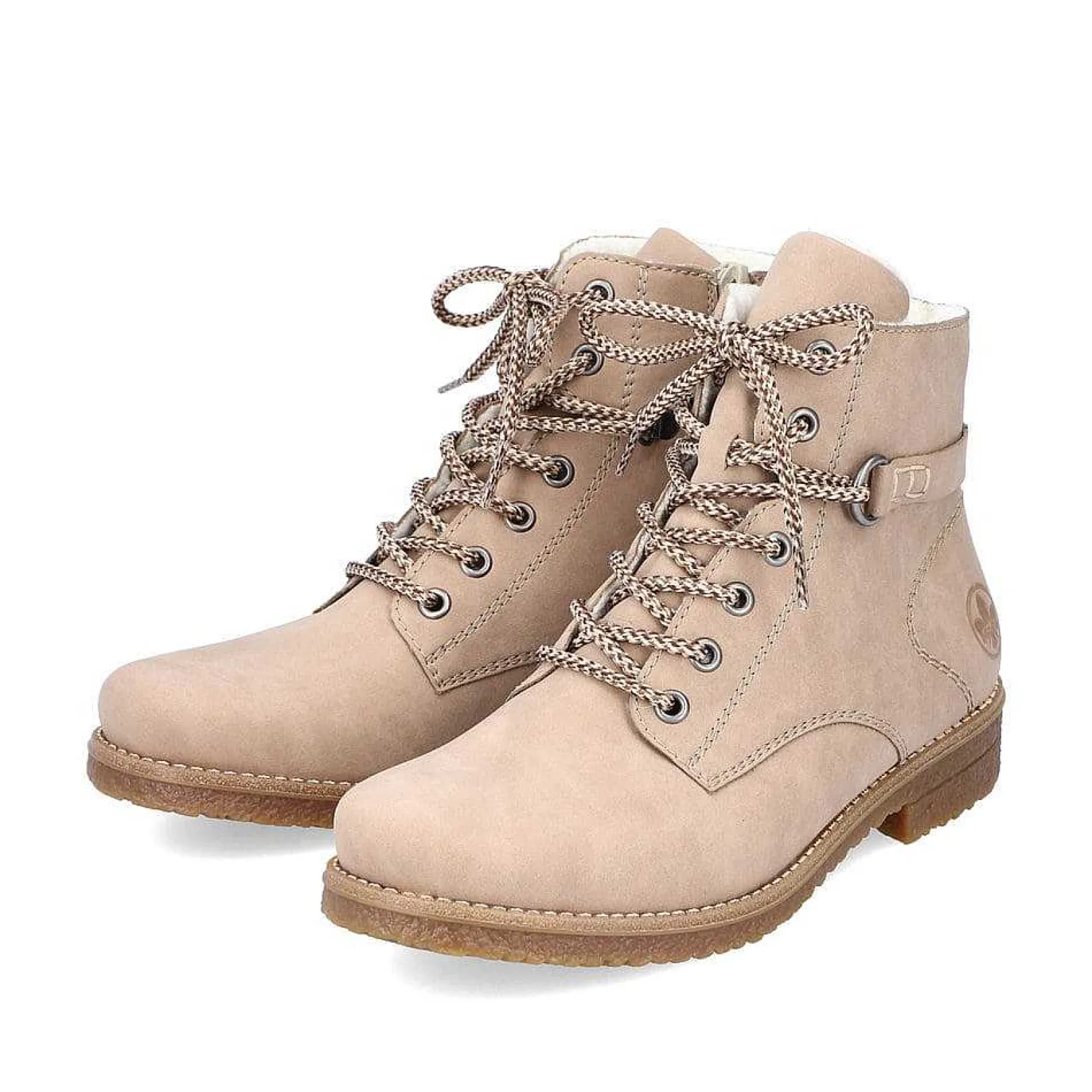 Sale Women'S Corded Boots Sand Beige Ladies Ankle Boots & Boots