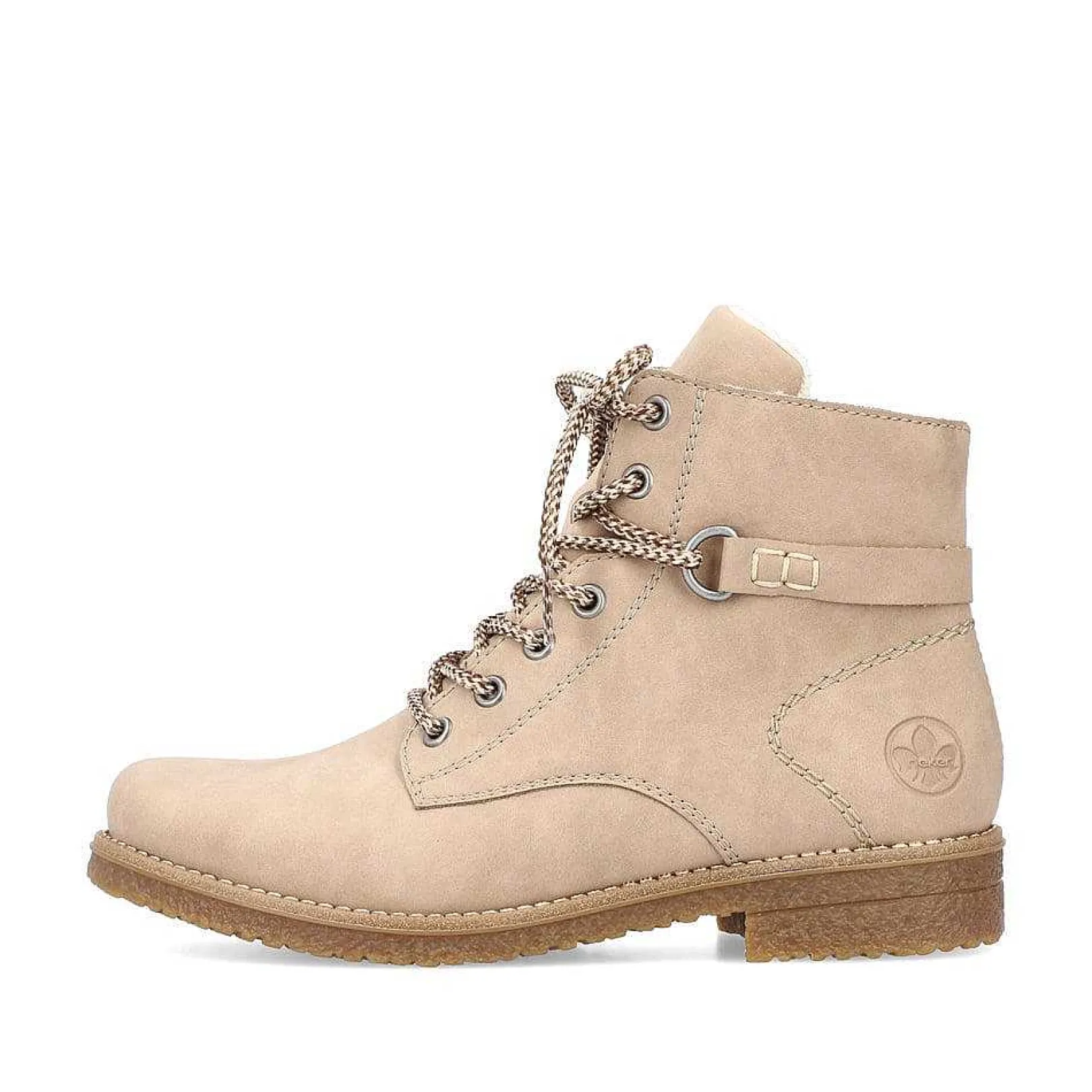 Sale Women'S Corded Boots Sand Beige Ladies Ankle Boots & Boots