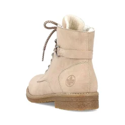 Sale Women'S Corded Boots Sand Beige Ladies Ankle Boots & Boots