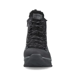 Online Women'S Corded Boots Asphalt Black Ladies Ankle Boots & Boots