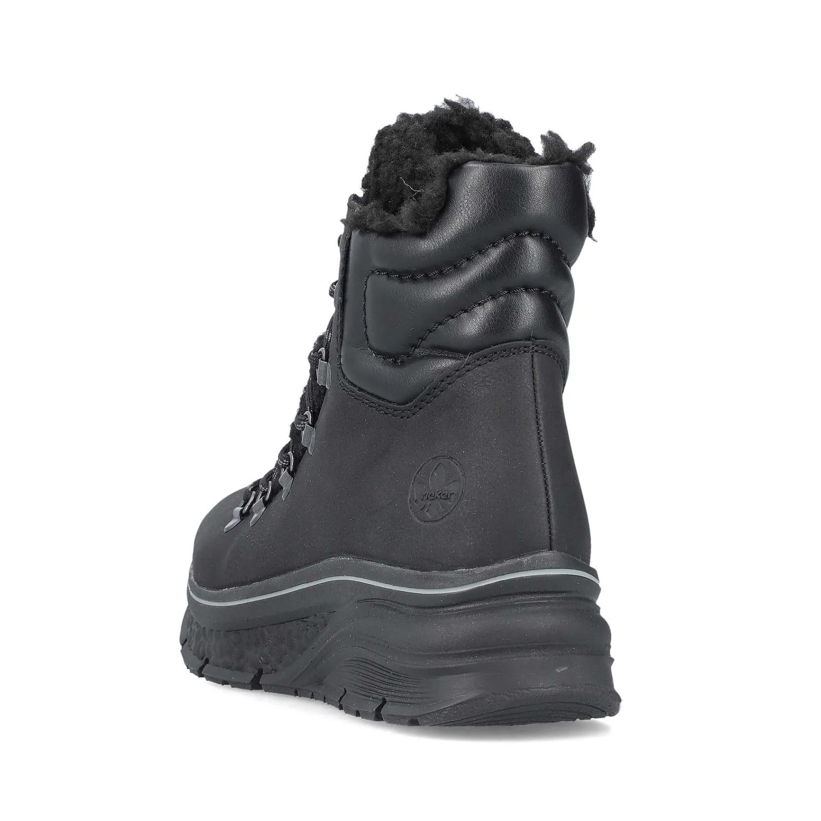 Online Women'S Corded Boots Asphalt Black Ladies Ankle Boots & Boots