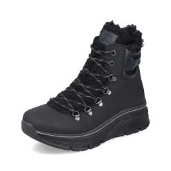 Online Women'S Corded Boots Asphalt Black Ladies Ankle Boots & Boots