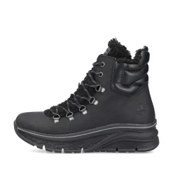 Online Women'S Corded Boots Asphalt Black Ladies Ankle Boots & Boots