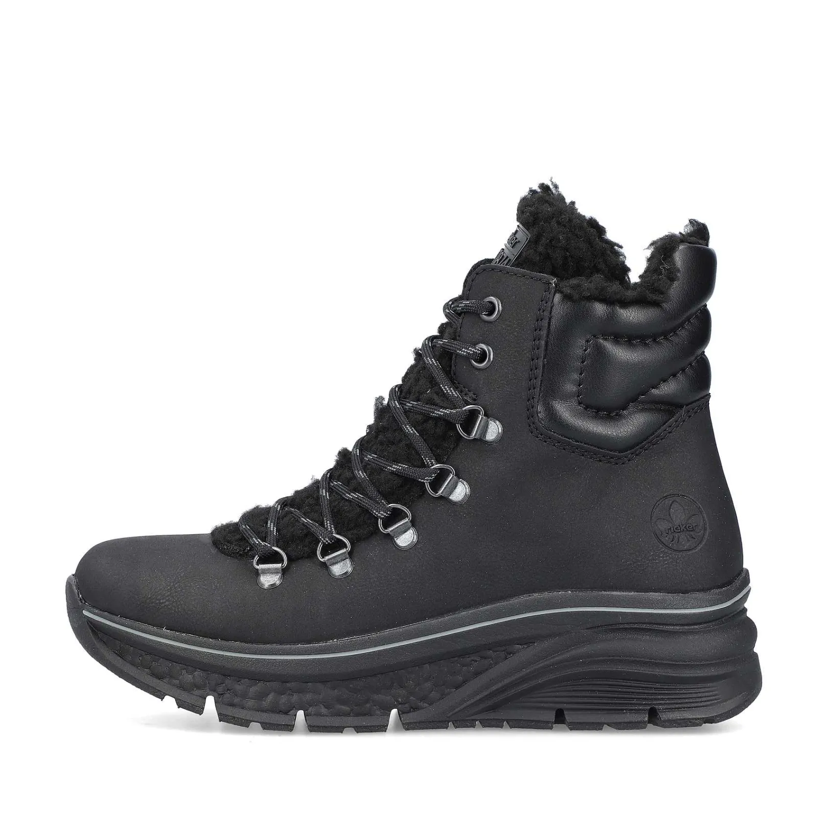 Online Women'S Corded Boots Asphalt Black Ladies Ankle Boots & Boots