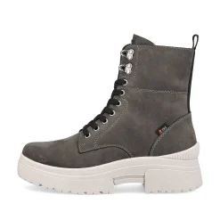 Outlet Women'S Corded Boots Graphite Ladies Ankle Boots & Boots