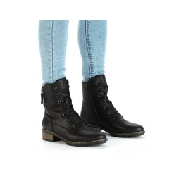 Clearance Women'S Corded Boots Night Black Ladies Ankle Boots & Boots