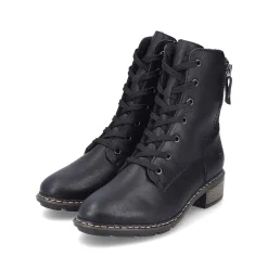 Clearance Women'S Corded Boots Night Black Ladies Ankle Boots & Boots