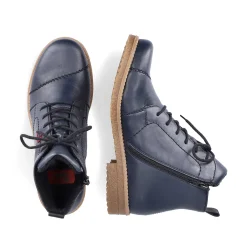 Outlet Women'S Corded Boots Navy Blue Ladies Ankle Boots & Boots