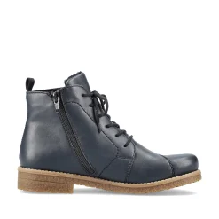 Outlet Women'S Corded Boots Navy Blue Ladies Ankle Boots & Boots