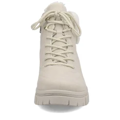 Women'S Corded Boots Light Beige Ladies Ankle Boots & Boots