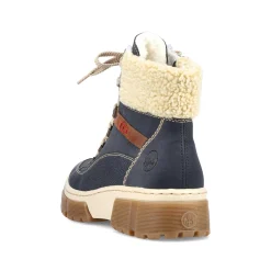 Hot Women'S Corded Boots Sea Blue Ladies Ankle Boots & Boots