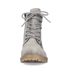 Hot Women'S Corded Boots Silver Gray Ladies Ankle Boots & Boots