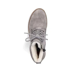 Hot Women'S Corded Boots Silver Gray Ladies Ankle Boots & Boots