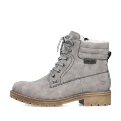 Hot Women'S Corded Boots Silver Gray Ladies Ankle Boots & Boots