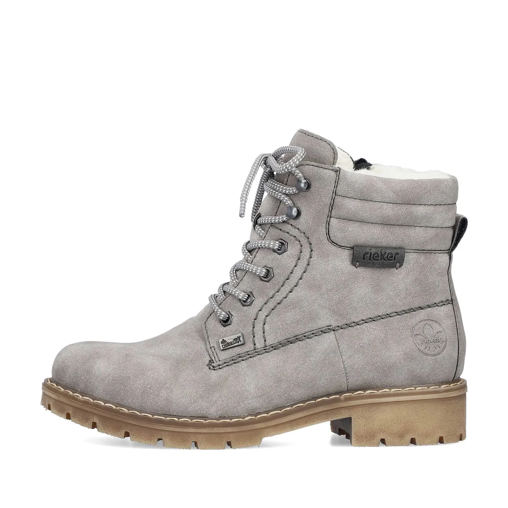 Hot Women'S Corded Boots Silver Gray Ladies Ankle Boots & Boots