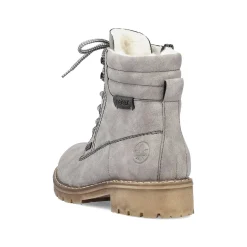 Hot Women'S Corded Boots Silver Gray Ladies Ankle Boots & Boots