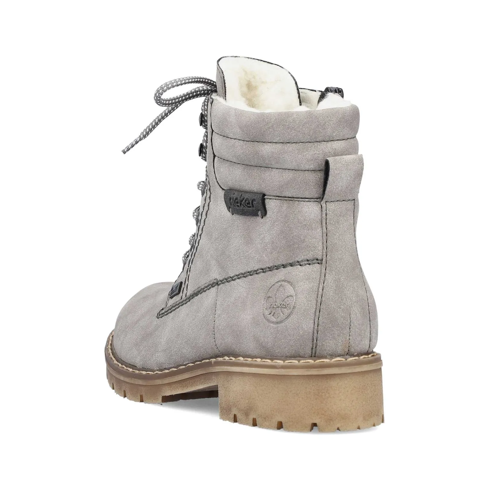 Hot Women'S Corded Boots Silver Gray Ladies Ankle Boots & Boots
