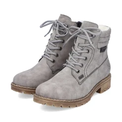 Hot Women'S Corded Boots Silver Gray Ladies Ankle Boots & Boots
