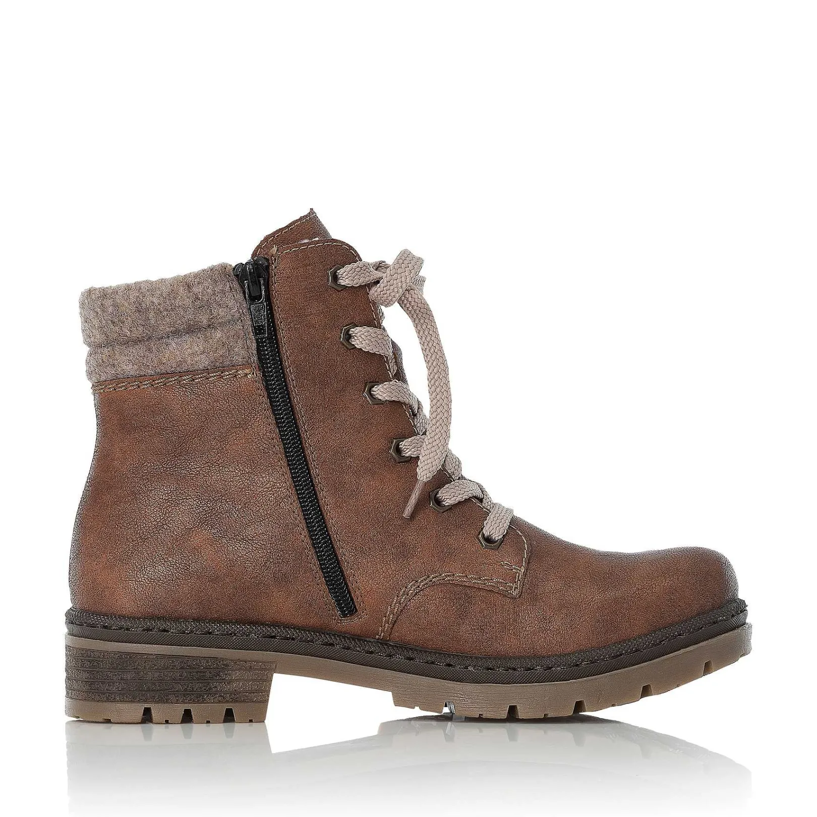 Sale Women'S Corded Boots, Nut Brown Ladies Ankle Boots & Boots
