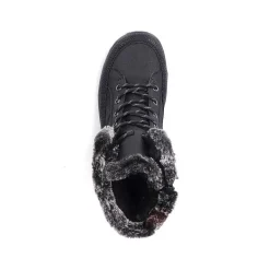 New Women'S Corded Boots Night Black Ladies Ankle Boots & Boots