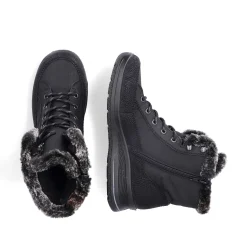 New Women'S Corded Boots Night Black Ladies Ankle Boots & Boots