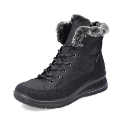 New Women'S Corded Boots Night Black Ladies Ankle Boots & Boots