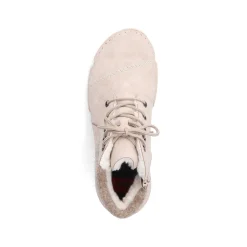 Sale Women'S Corded Boots Light Beige Ladies Ankle Boots & Boots