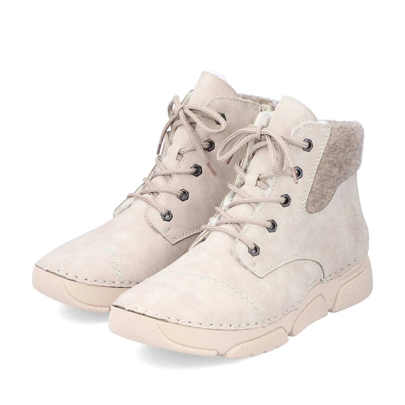 Sale Women'S Corded Boots Light Beige Ladies Ankle Boots & Boots