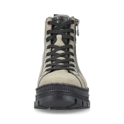 Clearance Women'S Corded Boots Grey-Green-Black Ladies Ankle Boots & Boots